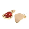 Natural Carnelian(Dyed & Heated) Pendants KK-U043-52G-02-2