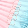 5Pcs 5 Style Natural Rose Quartz & Pearl & Shell Star Beaded Stretch Bracelets Set BJEW-JB09495-01-2