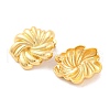 Brass Stud Earrings for Women EJEW-U015-05G-2