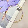 Elegant Freshwater Pearl Oval Pendant Necklaces YO9740-3-1