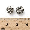 7mm Brass Crystal Rhinestone Beads KK-S519-01B-P-3