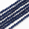 Faceted Synthetic Quartz Beads Strands G-F507-01D-1
