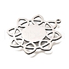 304 Stainless Steel Pendants STAS-B083-06P-2