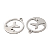 Non-Tarnish 304 Stainless Steel Pendants STAS-L020-018P-2