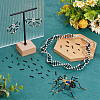   1200Pcs 4 Styles Glass Twisted Bugle Beads SEED-PH0002-09A-5