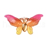 Gradient Color Resin Pendants RESI-Q012-03K-1