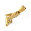 304 Stainless Steel Pendants STAS-R229-09G-2