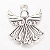 Tibetan Style Alloy Pendants TIBEP-Q063-25AS-RS-1