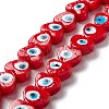 Handmade Evil Eye Lampwork Beads LAMP-F021-02E-1