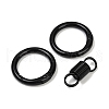 Alloy Spring Gate Clasps PALLOY-Q009-01L-2