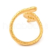 Ion Plating(IP) 304 Stainless Steel Snake Cuff Finger Rings for Women RJEW-S414-67B-G-3