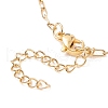 304 Stainless Steel Paperclip Chains Necklace for Women NJEW-JN03897-5