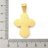 Ion Plating(IP) 304 Stainless Steel Pendants STAS-C102-07G-01-3