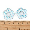 Transparent Printed Acrylic Beads OACR-H124-05B-04-3