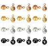 Unicraftale 32Pcs 4 Colors 202 Stainless Steel Tube Bails STAS-UN0048-17-1