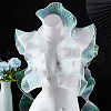 10 Yards Mermaid Color Polyester Pleated Lace Trim Ribbon DIY-WH0419-43E-6