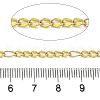 Handmade Brass Enamel Oval Link Chains CHC-L053-08G-03-2