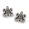 Tibetan Style Zinc Alloy Pendants TIBEP-R334-099AS-RS-1