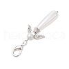 Angel Acrylic Imitation Pearl Pendant Decorations HJEW-JM02320-4