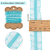 BENECREAT 16 Yards 8 Colors Chinlon Elastic Lace Trim EW-BC0001-05-2