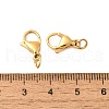 Ion Plating(IP) 304 Stainless Steel Lobster Claw Clasps STAS-AB13-G-02-3