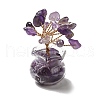 Natural Amethyst Chips Tree Decorations DJEW-Z007-02G-1