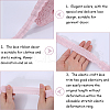 20 Yards Ruffled Polyester Elastic Lace Trim EW-WH0018-01D-6