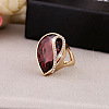 Alloy Rhinestone Finger Rings EW8675-1-1