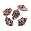 Natural Rhodonite Pendants G-I336-01-21-3