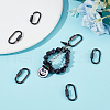 Unicraftale 6Pcs 304 Stainless Steel Screw Carabiner Lock Charms STAS-UN0059-75B-2