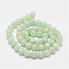 Natural Myanmar Jade/Burmese Jade Beads Strands G-F306-13-8mm-2