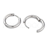 Tarnish Resistant 202 Stainless Steel Huggie Hoop Earrings EJEW-O087-06F-P-01-2