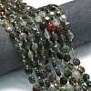Natural African Bloodstone Beads Strands G-C116-A33-02-1