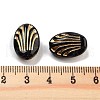 Plating Acrylic Beads OACR-Q084-05B-3