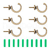 Spritewelry 16Pcs 2 Style Zinc Alloy Hook Hanger FIND-SW0001-04AB-1