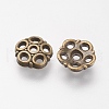 Tibetan Style Alloy Bead Caps X-MLF9832Y-NF-2