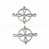 Tarnish Resistant 201 Stainless Steel Connector Charms STAS-K251-087P-1