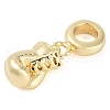 Rack Plating Brass Enamel European Dangle Charms KK-P287-25G-2