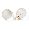 Transparent Spray Painted Glass Pendants GLAA-N035-020B-B01-3