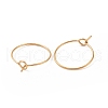 Ion Plating(IP) 316L Surgical Stainless Steel Hoop Earring Findings STAS-D164-07G-3