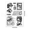 Custom Summer Theme PVC Plastic Clear Stamps DIY-WH0631-0544-6