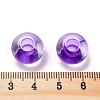 Transparent Acrylic European Beads TACR-P009-C01-07-3