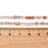 Natural Ferruginous Quartz Beads Strands G-B142-A01-3mm-5