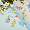 45Pcs 9 Colors Plastic with Resin and Polymer Clay Accessories RESI-CJ0001-175-6