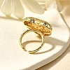 Brass Cuff Rings for Women RJEW-Q008-07B-G-5