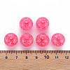 Transparent Crackle Acrylic Beads MACR-S373-66B-N09-4