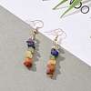 Brass Hoop Earring EJEW-JE04529-2