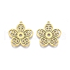Ion Plating(IP) 201 Stainless Steel Pendants STAS-N098-095LG-1