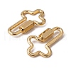8Pcs 4 Style Brass Screw Carabiner Lock Charms KK-AR0001-13-3