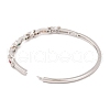 Brass Pave Colorful Glass Hinged Bangles for Women BJEW-S147-21A-P-3